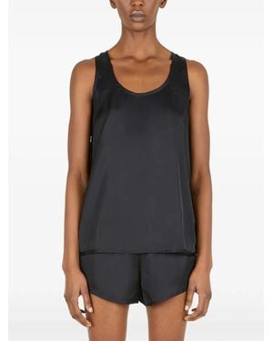 More Joy Shorts Con Dobladillo Redondeado - Negro