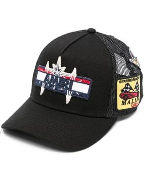 Amiri Baseballkappe mit Logo-Patch - Schwarz