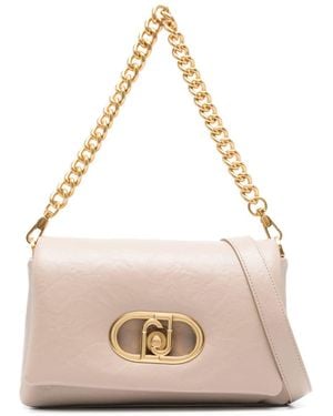 Liu Jo Logo-Plaque Cross Body Bag - Pink