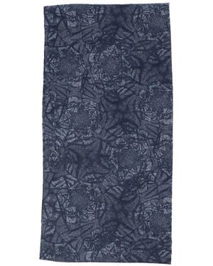 Corneliani Brocade-Motif Scarf - Blue