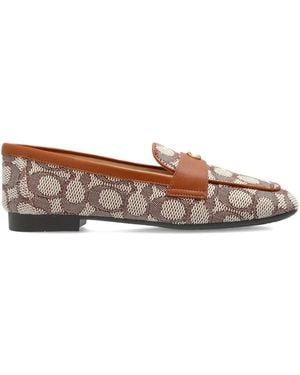 COACH Sculpted C Loafers - Brown