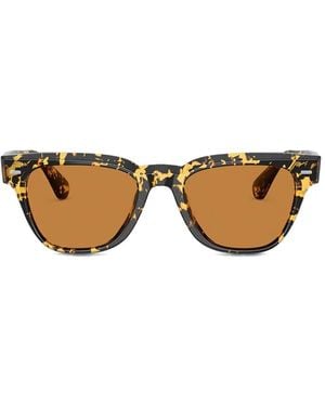 KHAITE X Oliver Peoples Lunettes De Soleil À Effet Écaille De Tortue - Multicolour