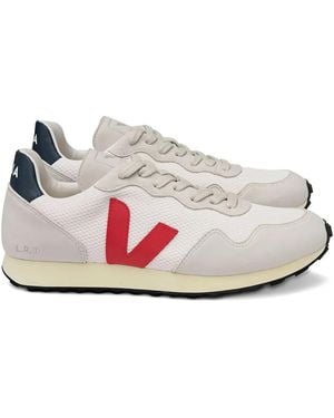 Veja V-logo Mesh Sneakers - ピンク