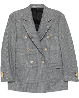 Tagliatore Plaid-pattern double-breasted suit - Grau
