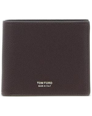 Tom Ford Portafoglio Bi-Fold - Marrone