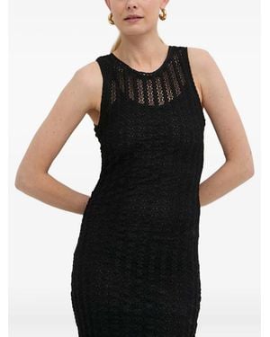 Pinko オープンワーク ドレス - ブラック