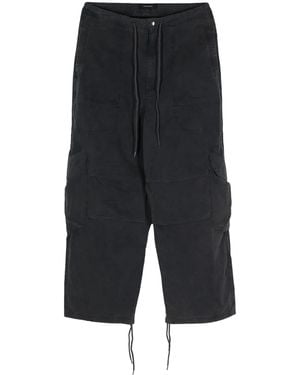 Entire studios High-Waist Straight-Leg Trousers - Blue