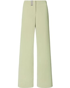 Tory Burch Coated Wide-Leg Trousers - Green