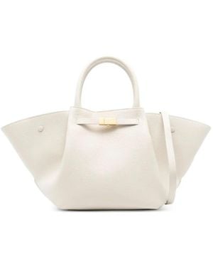 DeMellier Bolso Shopper New York Mediano De Piel - Blanco