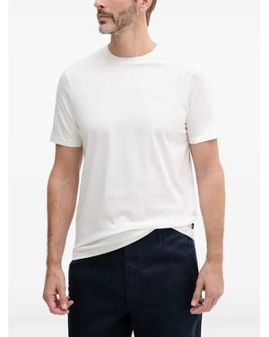Joop! Cosmo Logo-Embroidered T-Shirt - White