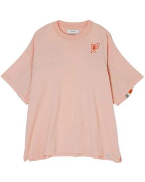 Facetasm T-Shirt Brodé - Rose