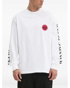 HUGO T-Shirt Con Stampa - Bianco