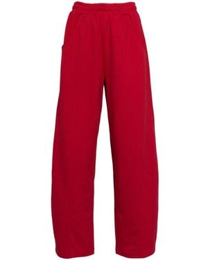 B+ AB Straight-Leg Track Trousers - Red