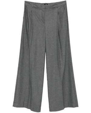 Pinko Check-Pattern Trousers - Grey