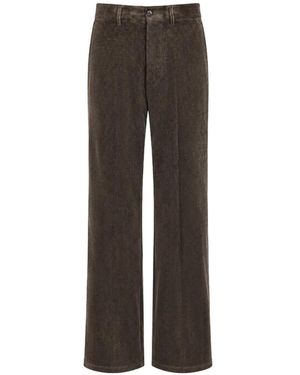 Societe Anonyme Corduroy Wide-Leg Trousers - Brown