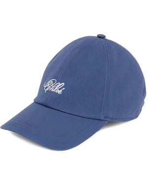 Chloé Charms Baseballkappe Mit Logo-Stickerei - Blau