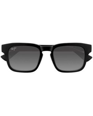 Maui Jim Maluhia Square-Frame Sunglasses - Black
