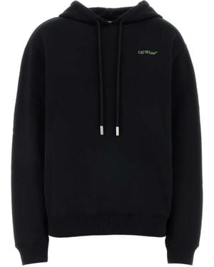 Off-White c/o Virgil Abloh Logo-Detail Hoodie - Black