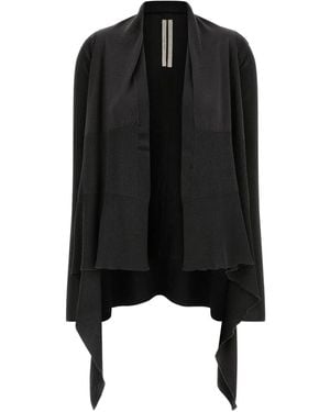 Rick Owens リブ カーディガン - ブラック