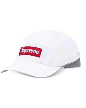 Supreme Lined Earflap Camp Cap - White