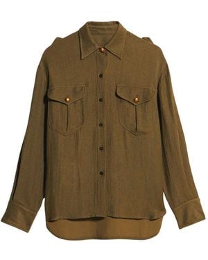 Fortela Luke Pockets Shoulder Shirt - Green