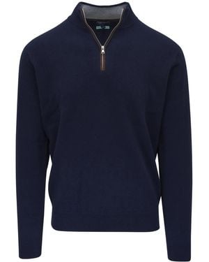 Peter Millar Gebreide Trui - Blauw