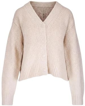 Nili Lotan Lorana Cable-Knit Cardigan - Natural