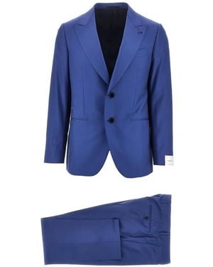 Caruso Single-Breasted Two-Piece Suit - Blue