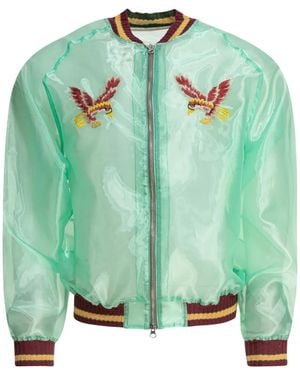 Kapital Veste Bomber À Broderies - Vert