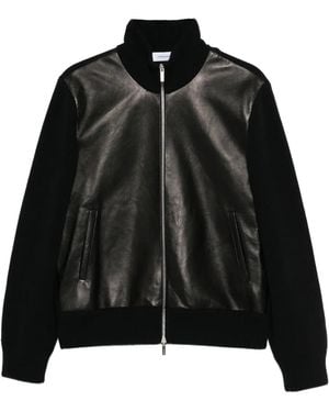 Ferragamo Zip-Up Bomber Jacket - Black