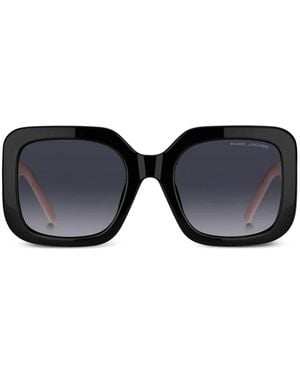 Marc Jacobs Sonnenbrille Mit Eckigem Gestell - Blau