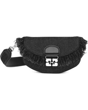 Ganni Bandolera vaquera - Negro