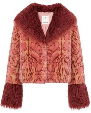 Unreal Fur Shani Jacket - Red