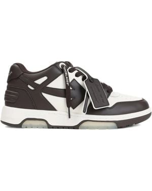 Off-White c/o Virgil Abloh Our Of Office レザースニーカー - ブラウン