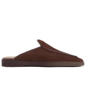 Giuseppe Zanotti Iago Leather Trim Sandals - Brown