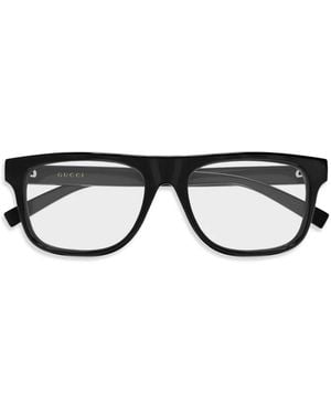 Gucci Brille Mit Eckigem Gestell - Schwarz