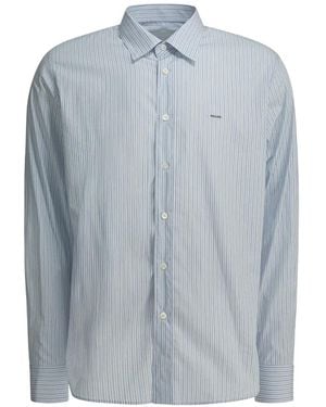Prada Camicia A Righe - Blu