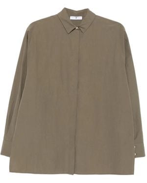 PT Torino Button-Up Long-Sleeved Shirt - Natural