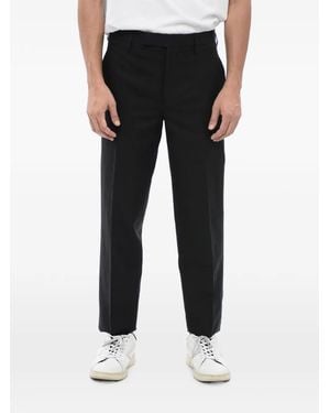 Neil Barrett Slim-Fit Belt-Loop Tailored Trousers - Black