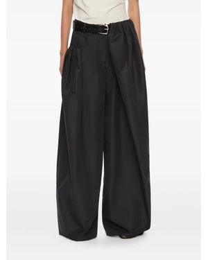 Christopher Esber Cocoon Belted Taffeta Pants - Black