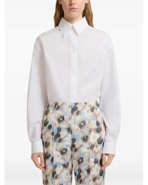 Marni Bouquet Print Tapered Pants - White