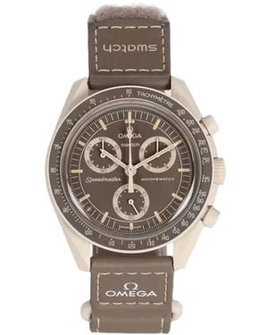 Omega Bioceramic Moonswatch 42Mm Watch - White