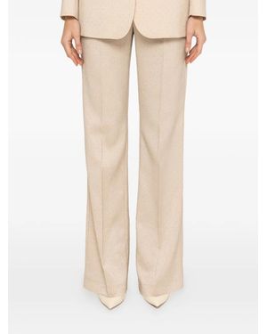 Nissa Rhinestone-Embellished Trousers - Natural