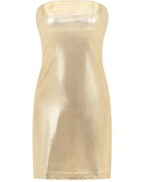 SANA OSMANI Illa Strapless Mini Dress - Natural