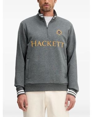 Hackett Half-Zip Sweatshirt - Grey