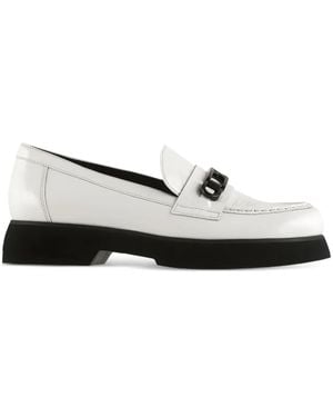 Högl Cecil Chain-Embellished Loafers - White