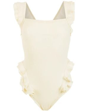 Clube Bossa Barbette Frill Swimsuit - White