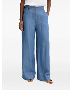 Fracomina Palazzo Trousers - Blue