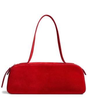 KHAITE Simona Suede Shoulder Bag - レッド
