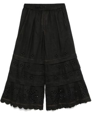 Vita Kin Gigi Flared Broek - Zwart